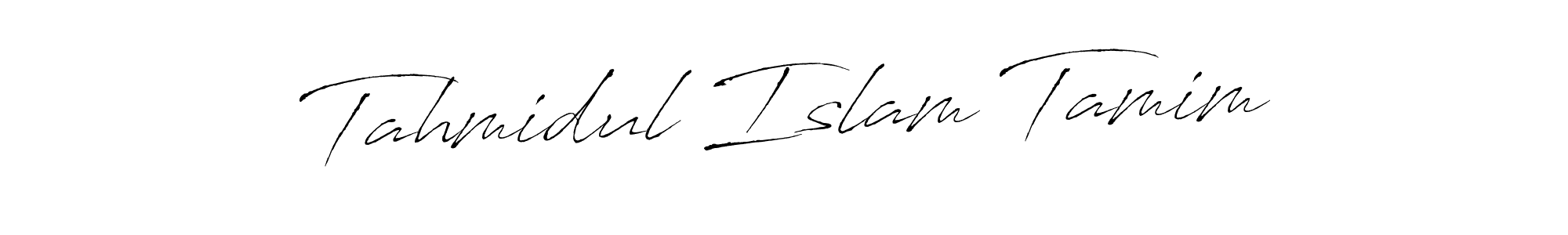 Make a beautiful signature design for name Tahmidul Islam Tamim. With this signature (Antro_Vectra) style, you can create a handwritten signature for free. Tahmidul Islam Tamim signature style 6 images and pictures png