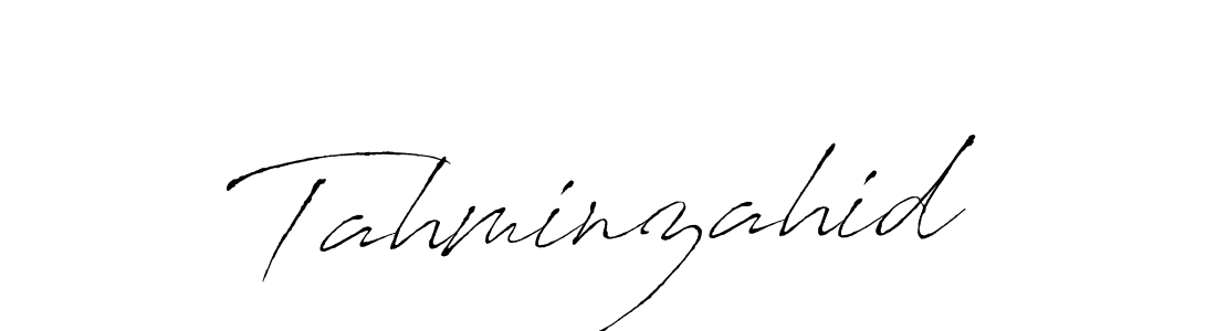 The best way (Antro_Vectra) to make a short signature is to pick only two or three words in your name. The name Tahminzahid include a total of six letters. For converting this name. Tahminzahid signature style 6 images and pictures png