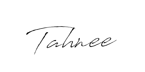 How to make Tahnee signature? Antro_Vectra is a professional autograph style. Create handwritten signature for Tahnee name. Tahnee signature style 6 images and pictures png