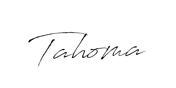 You can use this online signature creator to create a handwritten signature for the name Tahoma. This is the best online autograph maker. Tahoma signature style 6 images and pictures png