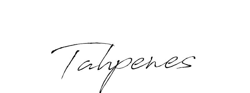 How to make Tahpenes name signature. Use Antro_Vectra style for creating short signs online. This is the latest handwritten sign. Tahpenes signature style 6 images and pictures png
