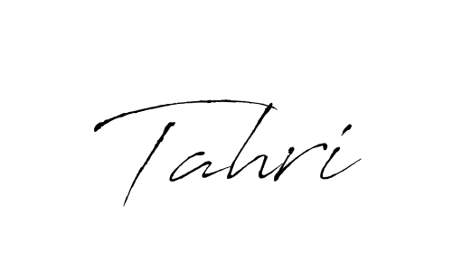 How to make Tahri signature? Antro_Vectra is a professional autograph style. Create handwritten signature for Tahri name. Tahri signature style 6 images and pictures png