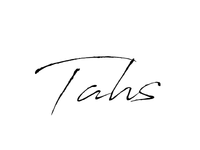 if you are searching for the best signature style for your name Tahs. so please give up your signature search. here we have designed multiple signature styles  using Antro_Vectra. Tahs signature style 6 images and pictures png