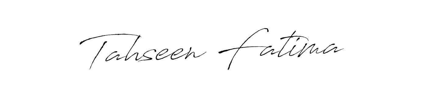 Use a signature maker to create a handwritten signature online. With this signature software, you can design (Antro_Vectra) your own signature for name Tahseen Fatima. Tahseen Fatima signature style 6 images and pictures png