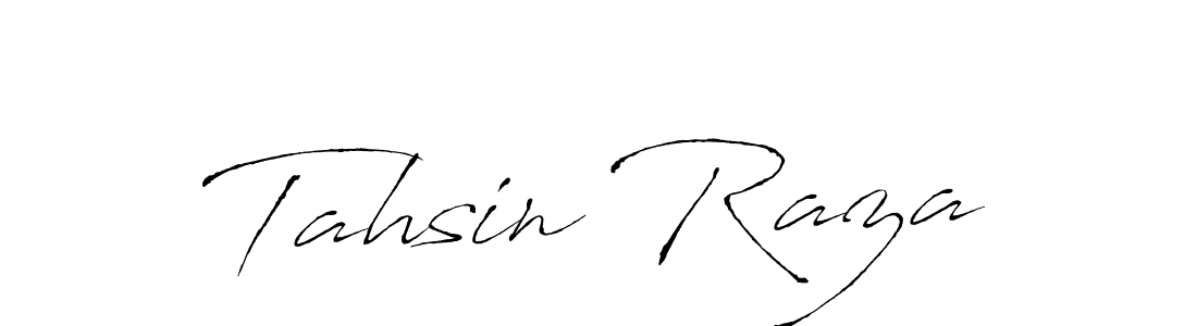 Tahsin Raza stylish signature style. Best Handwritten Sign (Antro_Vectra) for my name. Handwritten Signature Collection Ideas for my name Tahsin Raza. Tahsin Raza signature style 6 images and pictures png