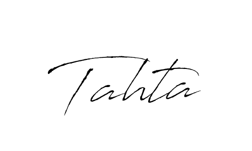 The best way (Antro_Vectra) to make a short signature is to pick only two or three words in your name. The name Tahta include a total of six letters. For converting this name. Tahta signature style 6 images and pictures png