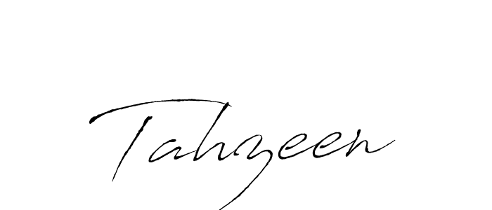 How to make Tahzeen signature? Antro_Vectra is a professional autograph style. Create handwritten signature for Tahzeen name. Tahzeen signature style 6 images and pictures png