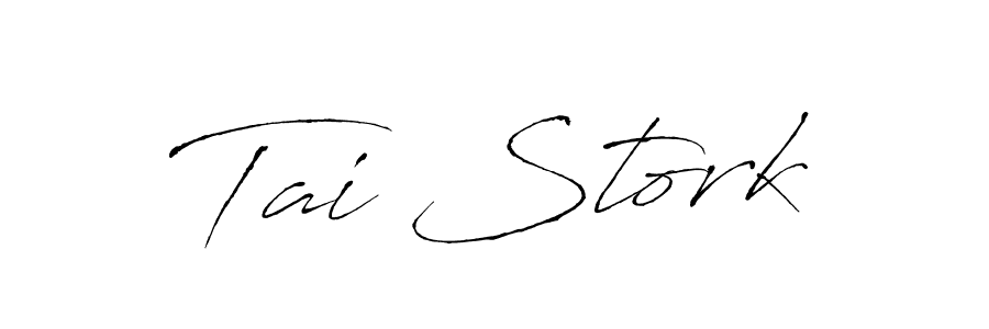 How to make Tai Stork name signature. Use Antro_Vectra style for creating short signs online. This is the latest handwritten sign. Tai Stork signature style 6 images and pictures png