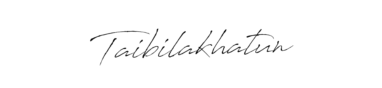 Use a signature maker to create a handwritten signature online. With this signature software, you can design (Antro_Vectra) your own signature for name Taibilakhatun. Taibilakhatun signature style 6 images and pictures png