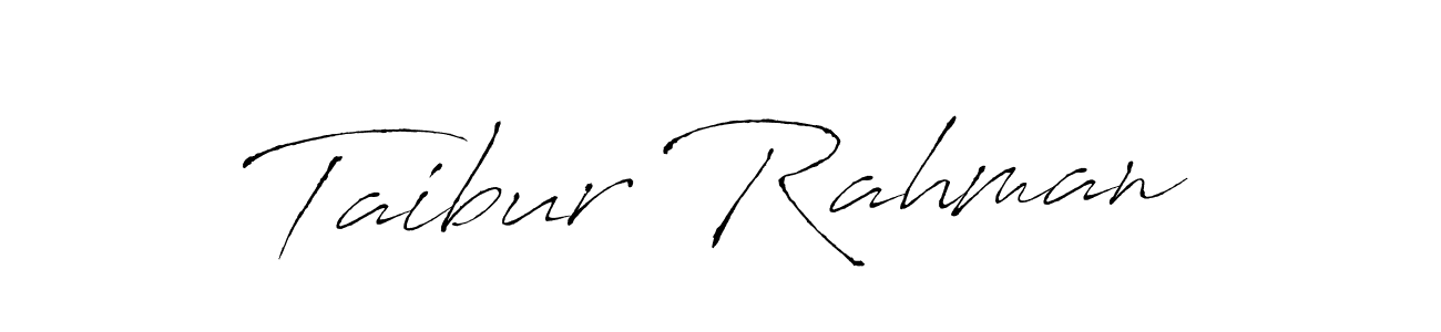 Taibur Rahman stylish signature style. Best Handwritten Sign (Antro_Vectra) for my name. Handwritten Signature Collection Ideas for my name Taibur Rahman. Taibur Rahman signature style 6 images and pictures png