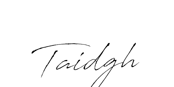 Design your own signature with our free online signature maker. With this signature software, you can create a handwritten (Antro_Vectra) signature for name Taidgh. Taidgh signature style 6 images and pictures png