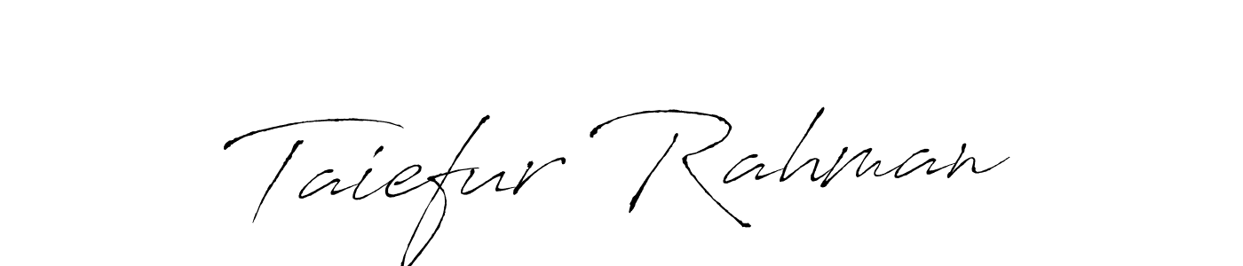 Use a signature maker to create a handwritten signature online. With this signature software, you can design (Antro_Vectra) your own signature for name Taiefur Rahman. Taiefur Rahman signature style 6 images and pictures png