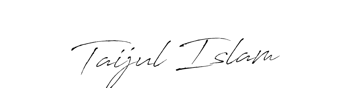 Create a beautiful signature design for name Taijul Islam. With this signature (Antro_Vectra) fonts, you can make a handwritten signature for free. Taijul Islam signature style 6 images and pictures png