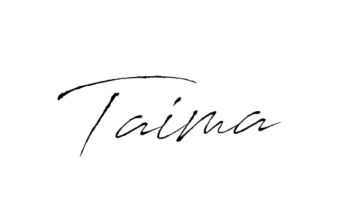 You should practise on your own different ways (Antro_Vectra) to write your name (Taima) in signature. don't let someone else do it for you. Taima signature style 6 images and pictures png