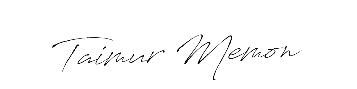 It looks lik you need a new signature style for name Taimur Memon. Design unique handwritten (Antro_Vectra) signature with our free signature maker in just a few clicks. Taimur Memon signature style 6 images and pictures png