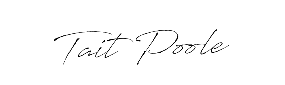 Also we have Tait Poole name is the best signature style. Create professional handwritten signature collection using Antro_Vectra autograph style. Tait Poole signature style 6 images and pictures png