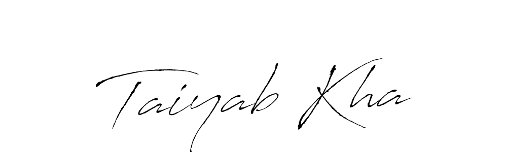 You can use this online signature creator to create a handwritten signature for the name Taiyab Kha. This is the best online autograph maker. Taiyab Kha signature style 6 images and pictures png
