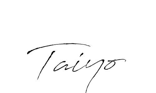 Make a beautiful signature design for name Taiyo. With this signature (Antro_Vectra) style, you can create a handwritten signature for free. Taiyo signature style 6 images and pictures png