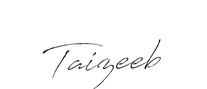 How to make Taizeeb signature? Antro_Vectra is a professional autograph style. Create handwritten signature for Taizeeb name. Taizeeb signature style 6 images and pictures png