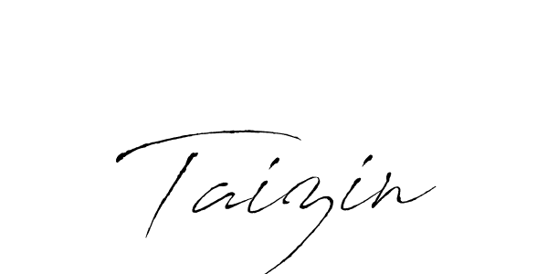 Taizin stylish signature style. Best Handwritten Sign (Antro_Vectra) for my name. Handwritten Signature Collection Ideas for my name Taizin. Taizin signature style 6 images and pictures png