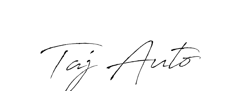 How to make Taj Auto signature? Antro_Vectra is a professional autograph style. Create handwritten signature for Taj Auto name. Taj Auto signature style 6 images and pictures png