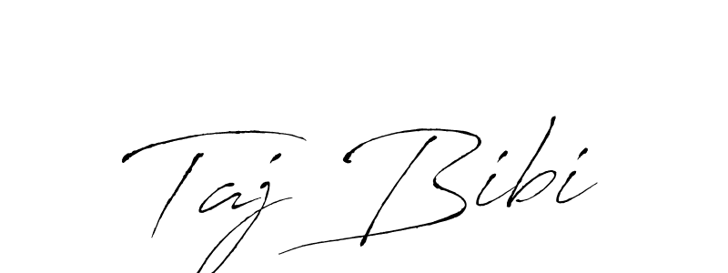 Make a beautiful signature design for name Taj Bibi. With this signature (Antro_Vectra) style, you can create a handwritten signature for free. Taj Bibi signature style 6 images and pictures png