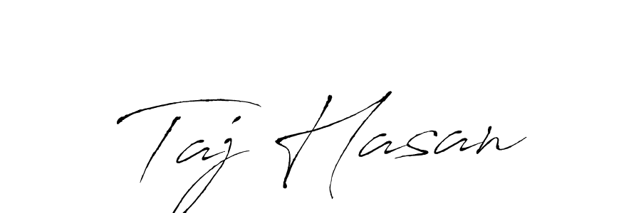 Create a beautiful signature design for name Taj Hasan. With this signature (Antro_Vectra) fonts, you can make a handwritten signature for free. Taj Hasan signature style 6 images and pictures png