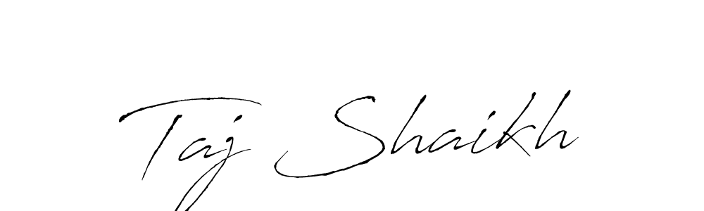 The best way (Antro_Vectra) to make a short signature is to pick only two or three words in your name. The name Taj Shaikh include a total of six letters. For converting this name. Taj Shaikh signature style 6 images and pictures png