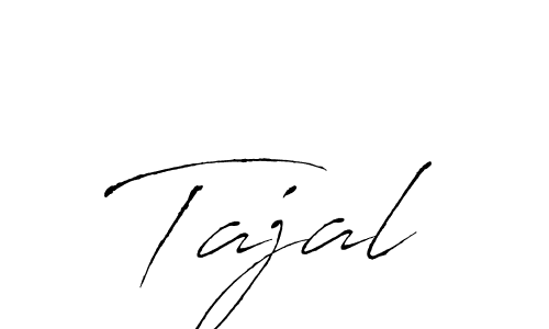 Use a signature maker to create a handwritten signature online. With this signature software, you can design (Antro_Vectra) your own signature for name Tajal. Tajal signature style 6 images and pictures png