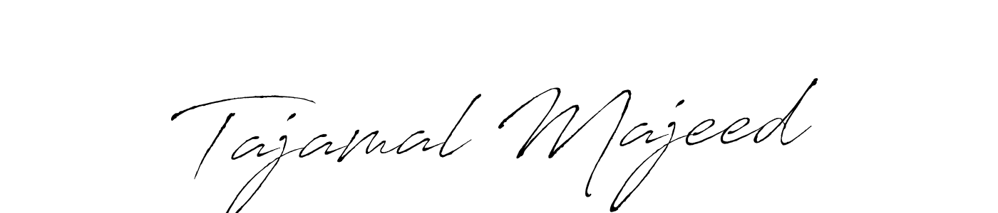 Design your own signature with our free online signature maker. With this signature software, you can create a handwritten (Antro_Vectra) signature for name Tajamal Majeed. Tajamal Majeed signature style 6 images and pictures png