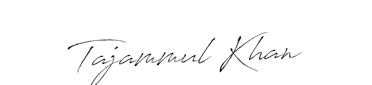 How to make Tajammul Khan signature? Antro_Vectra is a professional autograph style. Create handwritten signature for Tajammul Khan name. Tajammul Khan signature style 6 images and pictures png