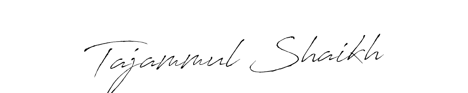 How to make Tajammul Shaikh signature? Antro_Vectra is a professional autograph style. Create handwritten signature for Tajammul Shaikh name. Tajammul Shaikh signature style 6 images and pictures png