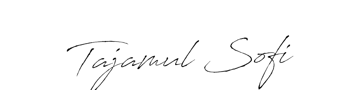 Tajamul Sofi stylish signature style. Best Handwritten Sign (Antro_Vectra) for my name. Handwritten Signature Collection Ideas for my name Tajamul Sofi. Tajamul Sofi signature style 6 images and pictures png