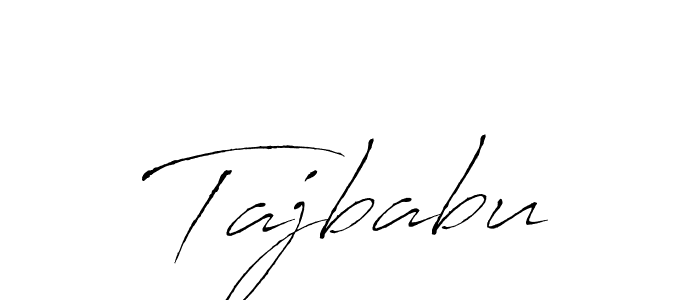 Use a signature maker to create a handwritten signature online. With this signature software, you can design (Antro_Vectra) your own signature for name Tajbabu. Tajbabu signature style 6 images and pictures png
