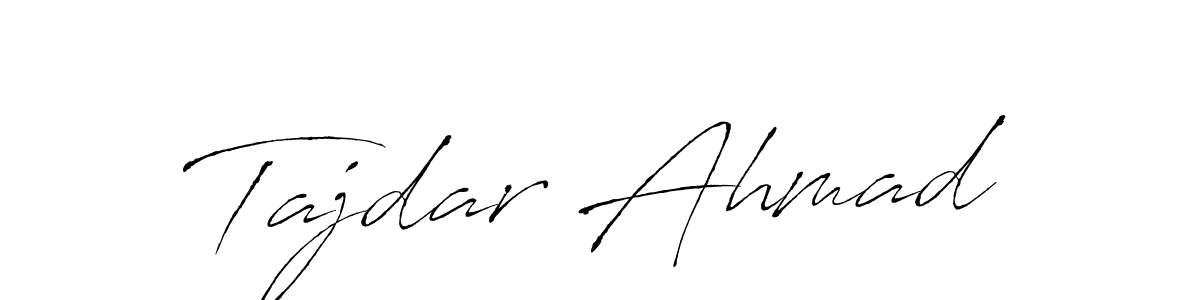 Tajdar Ahmad stylish signature style. Best Handwritten Sign (Antro_Vectra) for my name. Handwritten Signature Collection Ideas for my name Tajdar Ahmad. Tajdar Ahmad signature style 6 images and pictures png