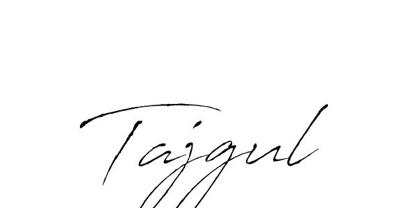 Tajgul stylish signature style. Best Handwritten Sign (Antro_Vectra) for my name. Handwritten Signature Collection Ideas for my name Tajgul. Tajgul signature style 6 images and pictures png