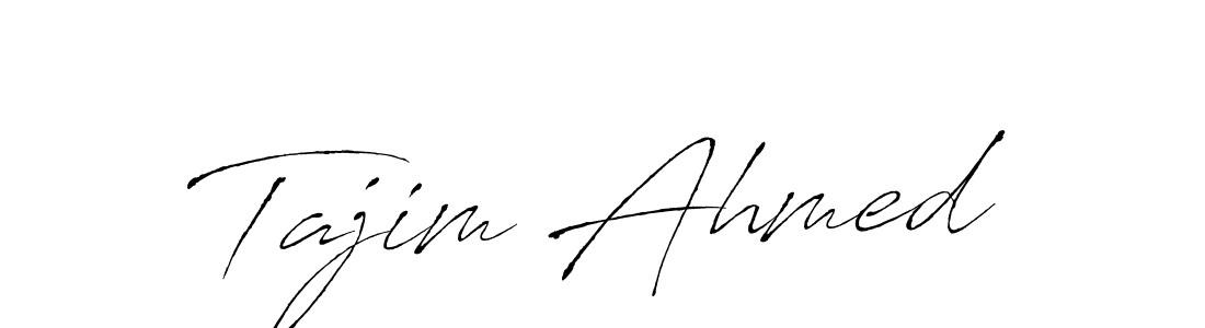 Create a beautiful signature design for name Tajim Ahmed. With this signature (Antro_Vectra) fonts, you can make a handwritten signature for free. Tajim Ahmed signature style 6 images and pictures png