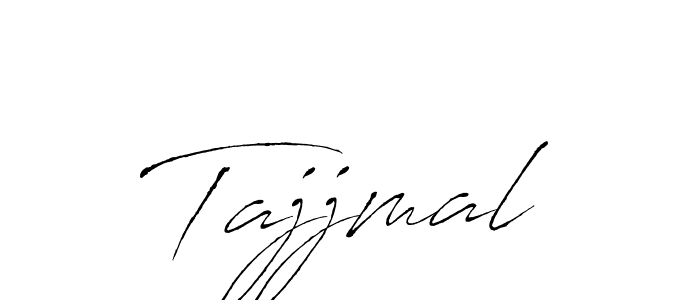 How to make Tajjmal signature? Antro_Vectra is a professional autograph style. Create handwritten signature for Tajjmal name. Tajjmal signature style 6 images and pictures png