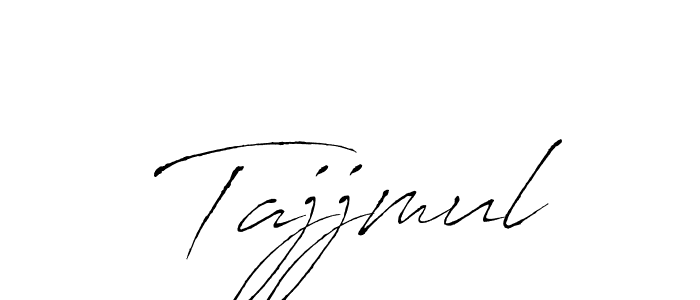 Design your own signature with our free online signature maker. With this signature software, you can create a handwritten (Antro_Vectra) signature for name Tajjmul. Tajjmul signature style 6 images and pictures png