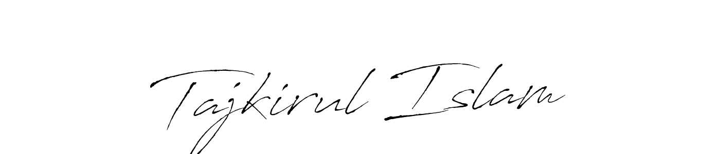 Also we have Tajkirul Islam name is the best signature style. Create professional handwritten signature collection using Antro_Vectra autograph style. Tajkirul Islam signature style 6 images and pictures png