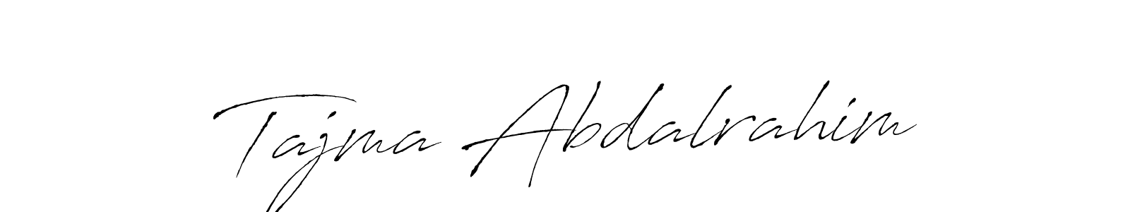 See photos of Tajma Abdalrahim official signature by Spectra . Check more albums & portfolios. Read reviews & check more about Antro_Vectra font. Tajma Abdalrahim signature style 6 images and pictures png