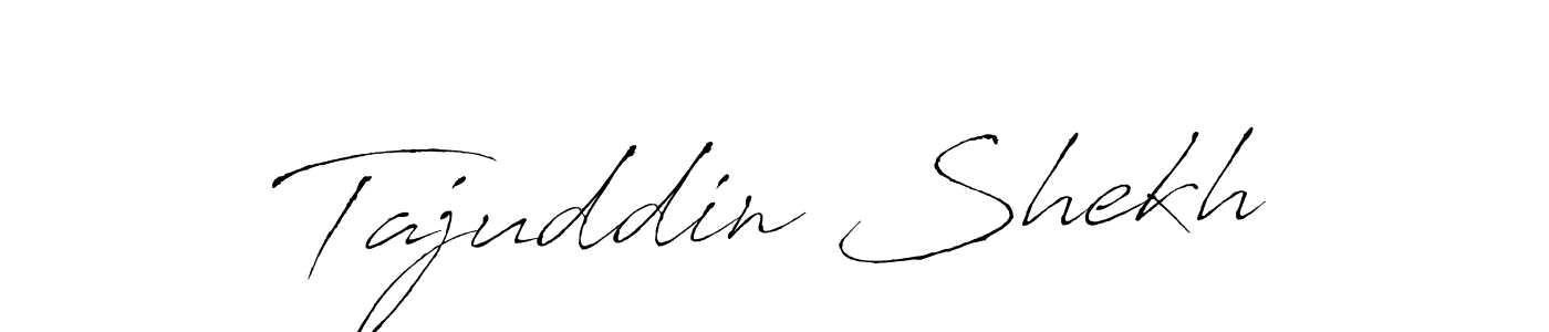 Also we have Tajuddin Shekh name is the best signature style. Create professional handwritten signature collection using Antro_Vectra autograph style. Tajuddin Shekh signature style 6 images and pictures png