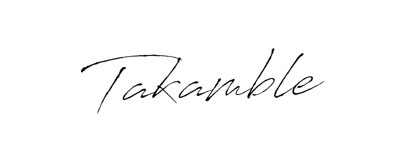 Also we have Takamble name is the best signature style. Create professional handwritten signature collection using Antro_Vectra autograph style. Takamble signature style 6 images and pictures png
