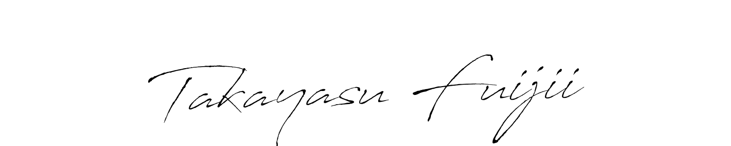 Antro_Vectra is a professional signature style that is perfect for those who want to add a touch of class to their signature. It is also a great choice for those who want to make their signature more unique. Get Takayasu Fuijii name to fancy signature for free. Takayasu Fuijii signature style 6 images and pictures png