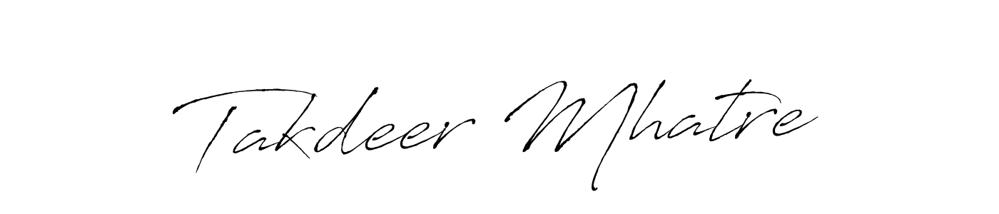 It looks lik you need a new signature style for name Takdeer Mhatre. Design unique handwritten (Antro_Vectra) signature with our free signature maker in just a few clicks. Takdeer Mhatre signature style 6 images and pictures png