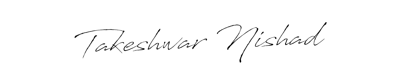 Also we have Takeshwar Nishad name is the best signature style. Create professional handwritten signature collection using Antro_Vectra autograph style. Takeshwar Nishad signature style 6 images and pictures png