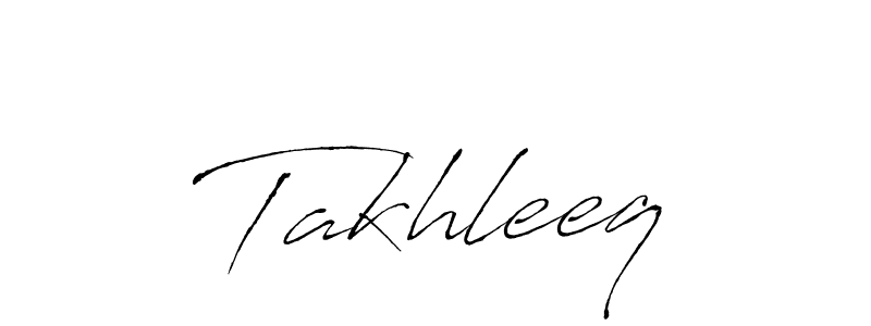 Use a signature maker to create a handwritten signature online. With this signature software, you can design (Antro_Vectra) your own signature for name Takhleeq. Takhleeq signature style 6 images and pictures png