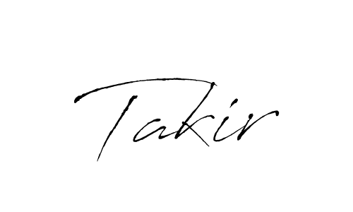 How to make Takir signature? Antro_Vectra is a professional autograph style. Create handwritten signature for Takir name. Takir signature style 6 images and pictures png