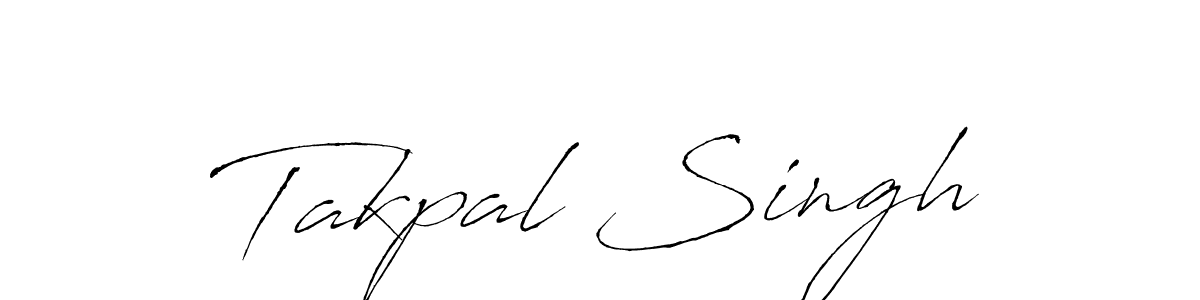 Takpal Singh stylish signature style. Best Handwritten Sign (Antro_Vectra) for my name. Handwritten Signature Collection Ideas for my name Takpal Singh. Takpal Singh signature style 6 images and pictures png