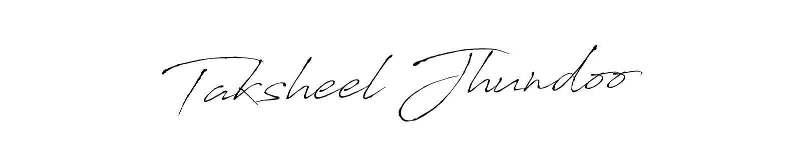 Make a beautiful signature design for name Taksheel Jhundoo. Use this online signature maker to create a handwritten signature for free. Taksheel Jhundoo signature style 6 images and pictures png